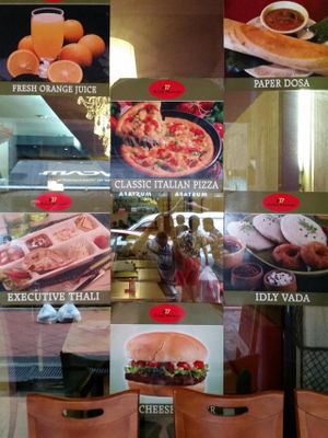 hamburger and pizza too  at  Ballaji Bhaawan in Central Singapore