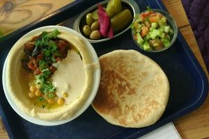 hummus at Sir Hummus in Amsterdam