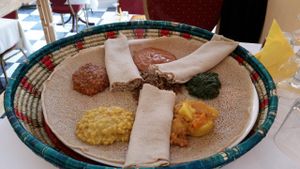 Injera at Zula Africa in Copenhagen