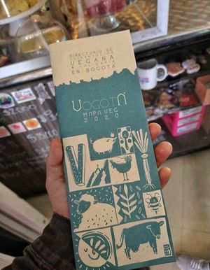 Vogotá Mapa Veg en Corazón Animal Vegano 🎉🥑 at Corazón Animal Vegano in Bogota