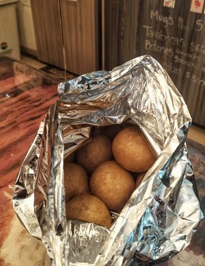 Buñuelos fin de año 10/10 at Corazón Animal Vegano in Bogota