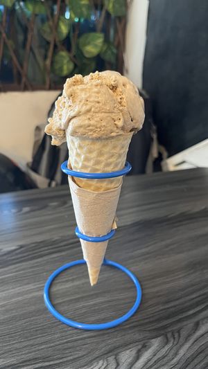 Ice creamm  at Corazón Animal Vegano in Bogota