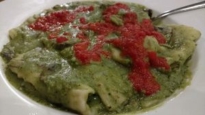 Vegan Ravioli  at Soup Spoon Cafe in Lansing