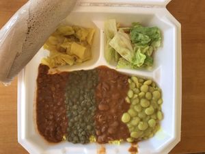 Ethiopian to go at Altu's in East Lansing