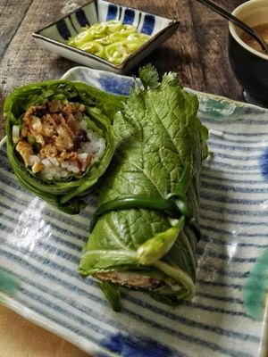 Leaf roll (Diep cuon) at Tib Restaurant - Phan Ke Binh in Ho Chi Minh City
