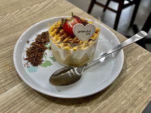 Sea salt caramel cheesecake  at Greendot 绿一点 - Paya Lebar in Central Singapore