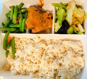 Sesame rice bento at Greendot 绿一点 - Paya Lebar in Central Singapore