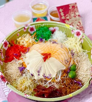 Cny specials: opt for the shroom toppings to veganise this!  at Greendot 绿一点 - Paya Lebar in Central Singapore