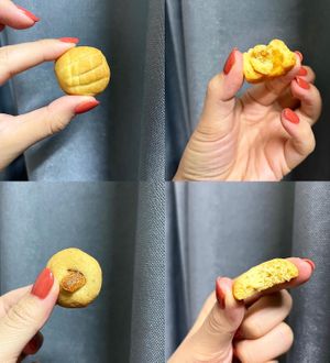CNY goodies (Vegan)- Mini Golden Pineapple Tart ($23.80) & Petite Almond & Cashew Cookie ($20.80).  at Greendot 绿一点 - Paya Lebar in Central Singapore