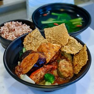 Yong Tau Foo with Specialty Sauce at Greendot 绿一点 - Paya Lebar in Central Singapore