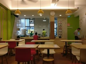 Open kitchen  at Kampung Senang EcoHarmony Cafe 轻安地球村 in Central Singapore