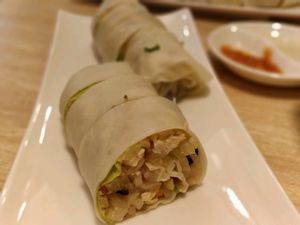 popiah set lunch at Kampung Senang EcoHarmony Cafe 轻安地球村 in Central Singapore