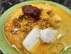 Lontong - ask for no eggs at Tanaka Vegetarian 田中素食 - Fajar in West Singapore