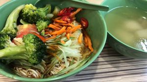 Dry Ramen  at Tanaka Vegetarian 田中素食 - Fajar in West Singapore