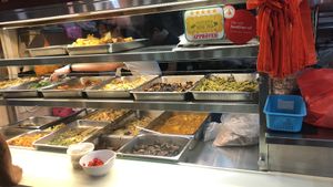 Wide selection of veggie  at Tanaka Vegetarian 田中素食 - Fajar in West Singapore