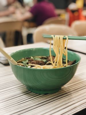 Mutton Noodles at Tanaka Vegetarian 田中素食 - Fajar in West Singapore