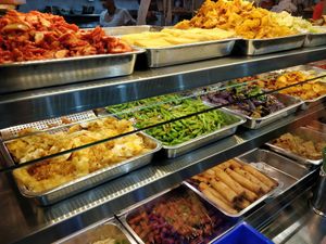 Buffet spread at Tanaka Vegetarian 田中素食 - Fajar in West Singapore