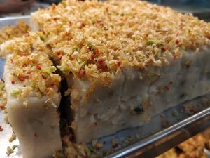 Yam cake at Tanaka Vegetarian 田中素食 - Fajar in West Singapore