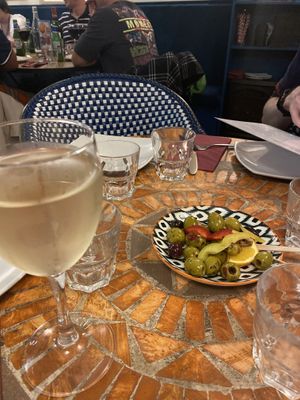 Olives to start  at Meze Meze in Edinburgh