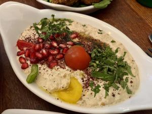 Vegan baba ganoush  at Meze Meze in Edinburgh