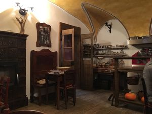 Inside the locanda  at Locanda Itinerande in San Lorenzo Dorsino
