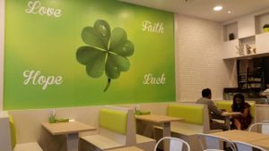 interior decor at Clover 8 in Central Singapore