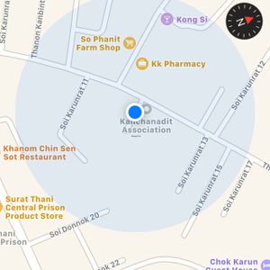 correct location at SuratThani Vegetarian in Surat Thani