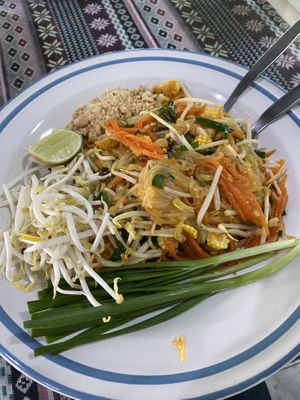 Pad Thai! at SuratThani Vegetarian in Surat Thani