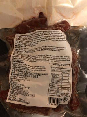 BBQ ribs vegan  at Lily's Vegan Pantry in New York City