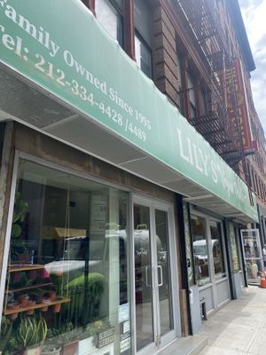 Outside  at Lily's Vegan Pantry in New York City