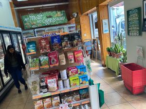 Inside store at Lily's Vegan Pantry in New York City