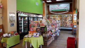 Inside at Lily's Vegan Pantry in New York City