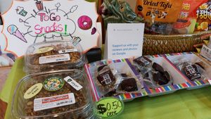 Snacks at Lily's Vegan Pantry in New York City