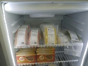 Refrigerated vegan products  at Go Vegan in Montevideo