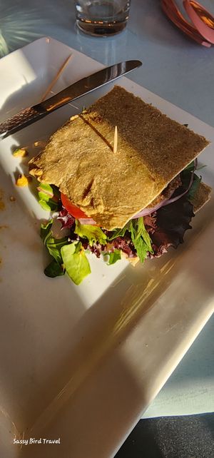 Sage burger at Lov'n It Live in East Point