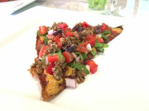 Raw Vegan Flax Pizza at Lov'n It Live in East Point