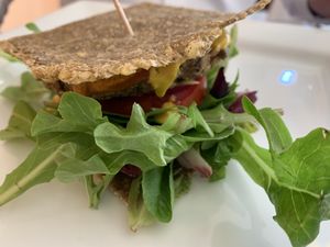 Sage burger  at Lov'n It Live in East Point