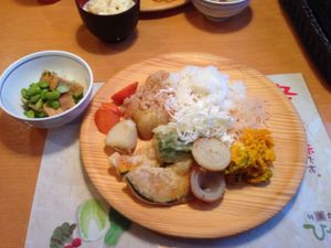 Buffet dish at Hinano. Vegan food. at Hinano in Sapporo