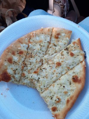 Veganized breadsticks! They usually use dairy cheese but added their vegan cheese for us instead at Rise Pies in Boardman