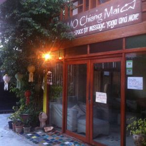 Adjacent Yoga and massage space at Blue Gate Cafe  in Chiang Mai