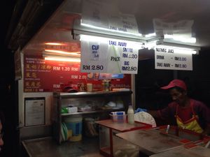 Current signage at Kimberley Street Soya Milk - Food Cart in Penang