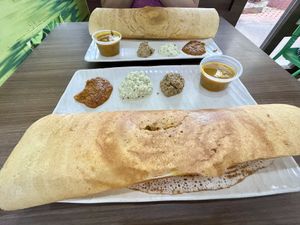 Dosas   at Ananda Bhavan - Buffalo Rd in Central Singapore