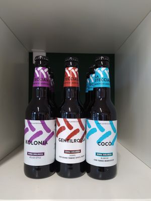 Bio beer! at Ravegan Gastronomia in Ravenna