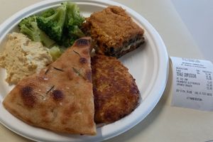 mix plate 13,50€ by weight at Ravegan Gastronomia in Ravenna