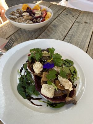 Garlic butter mushroom   at Greenhouse Cafe in Caloundra