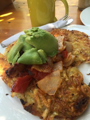 Breakfast - Vegan Stack  at Circles Cafe and Hostel in San Marcos La Laguna