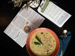 Soup at Vegan Inspiratsioon in Tallinn