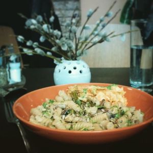 Hot salad at Vegan Inspiratsioon in Tallinn