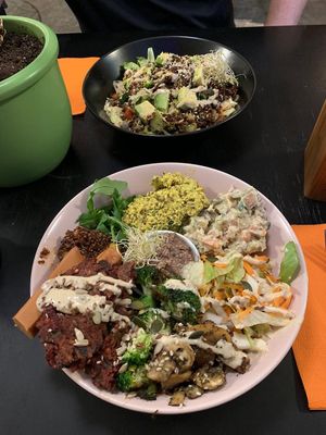 Why my bowl is bigger? 🤣🌱 at Vegan Inspiratsioon in Tallinn