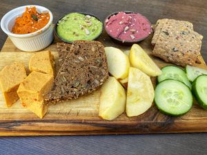 Inspirational plate for two   at Vegan Inspiratsioon in Tallinn